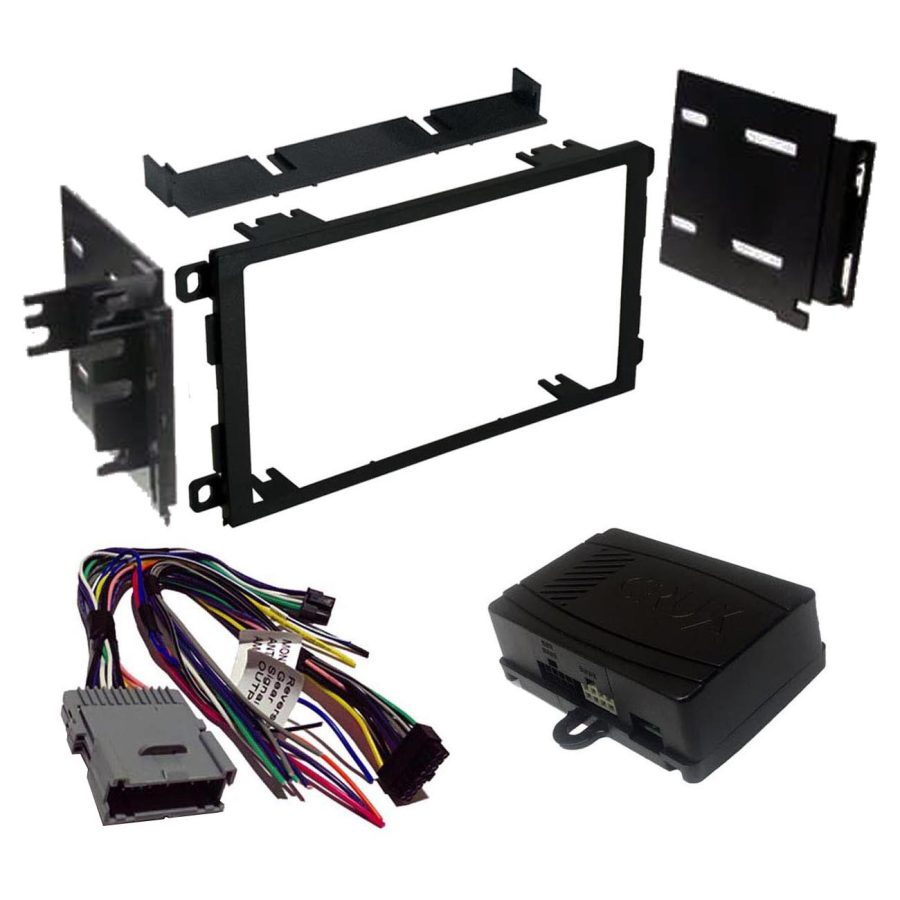 CRUX DKGM-C2D Radio Replacement with Double DIN Dash Kit for GM Class II Vehicles 2002 - 2013