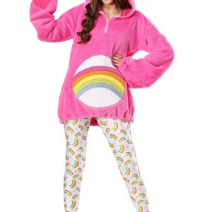 Care Bears Women's Deluxe Cheer Bear Hoodie Costume