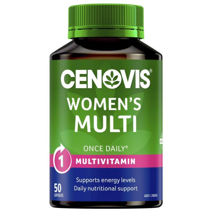 Cenovis Women's Multivitamin for Energy - Multi Vitamin 50 Capsules