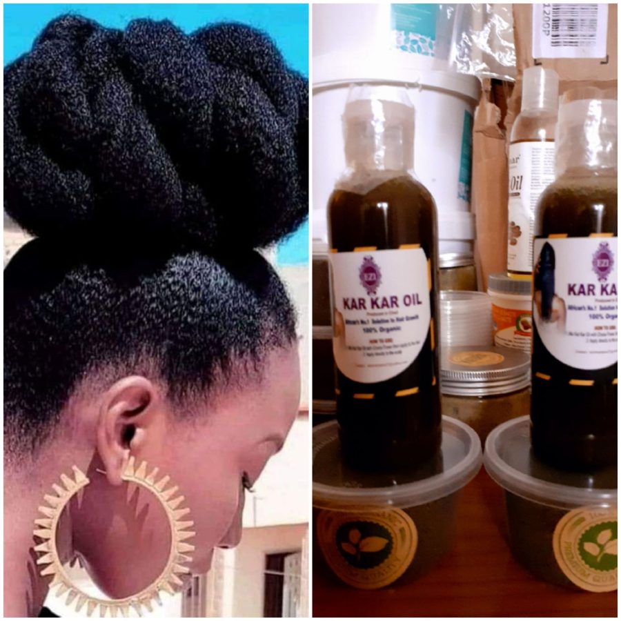 Chebe hair magic Powder and karkar oil for hair growth promoter