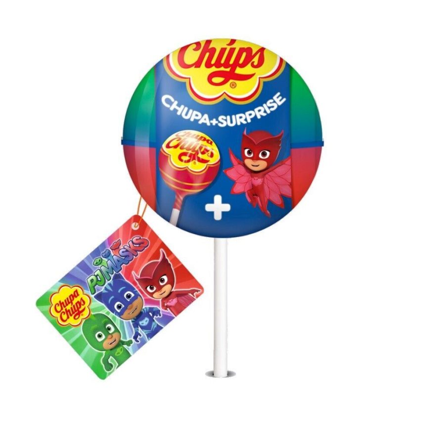 Chupa Chups Chups SURPRISE egg / lolly PJ Masks pop -1ct.- FREE SHIPPING