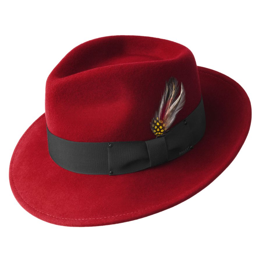 Classic LiteFelt ® Fedora - Red/S