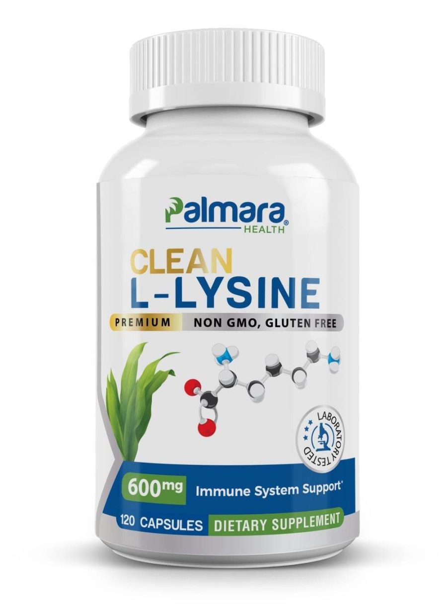 Clean L-Lysine 600mg, 120 Capsules