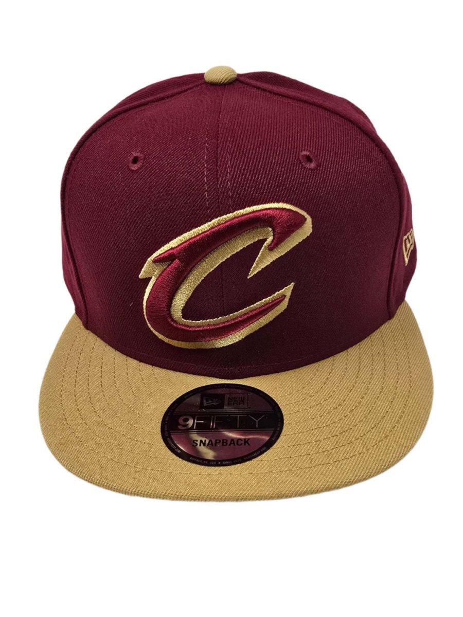 Cleveland Cavaliers Two Tone Maroon with Gold Brim Officially Licensed NBA New E