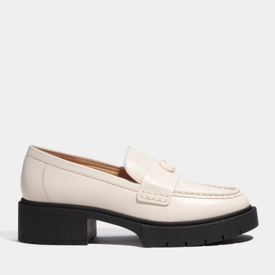 Coach Leah Leather Loafers - UK 4