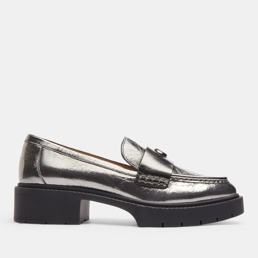 Coach Women's Leah Leather Loafers - UK 5