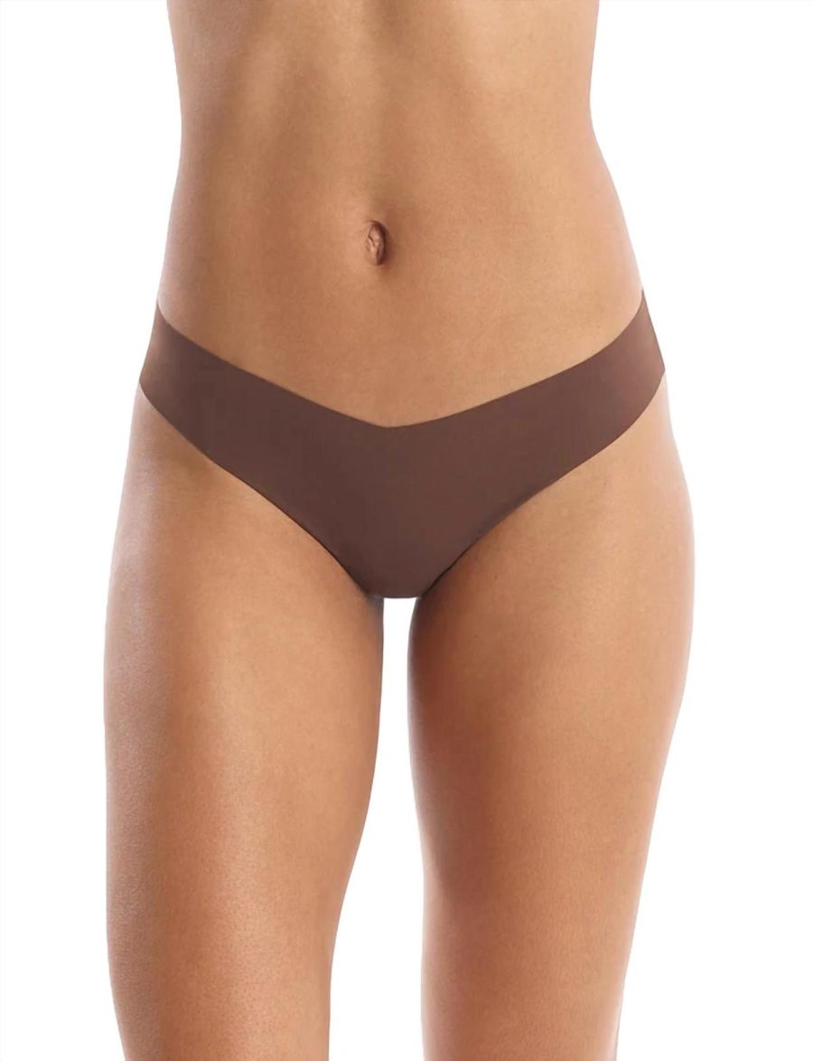 Commando low rise thong underwear in Mocha