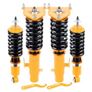 Compatible for Mini Cooper 2002-2006 Adj. Height Shock Absorbers Coilovers Damper Kit lowering kit