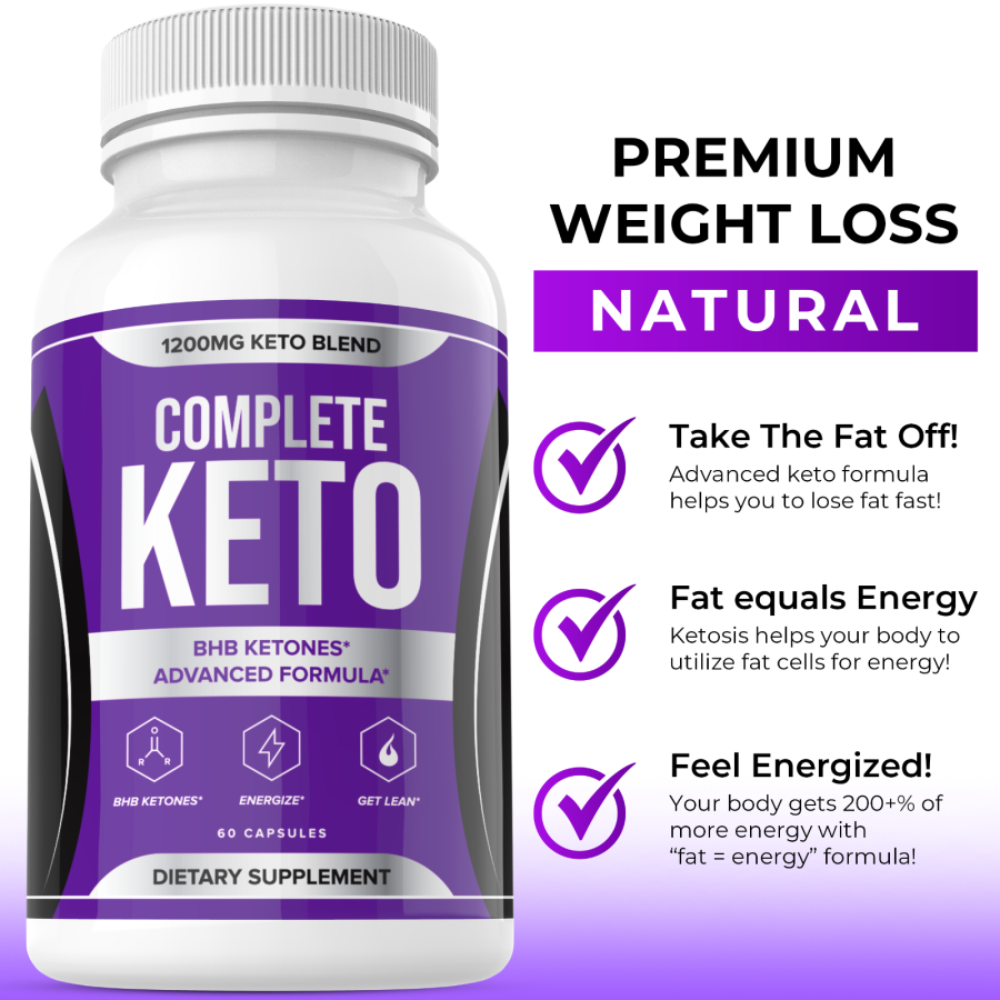 Complete Keto Diet Pills Fat Burner Supplement Keto XP BHB Advanced Weight Loss