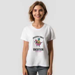 Cool Pineapple Family Trip Beach Vacation T-Shirt