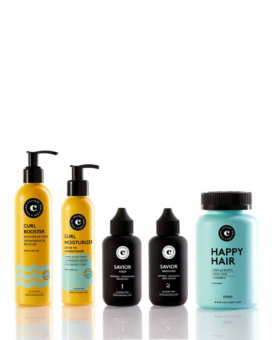 Curl's repair and growth treatment - Savior, Happy Hair & Curly Method - COCUNAT