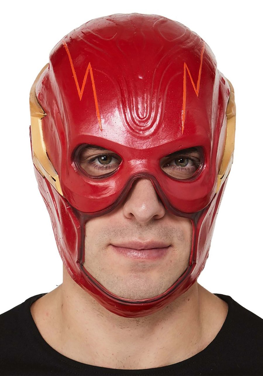 DC Comics Adult The Flash Latex Helmet/Mask