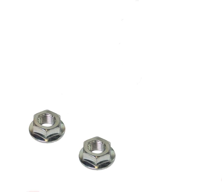 DEXTER 006-092-01 FLANGE NUT, Fits Dexter 2-3/8 Inch Tube Axles; 7/16 Inch-20 Thread Size; Hex Head