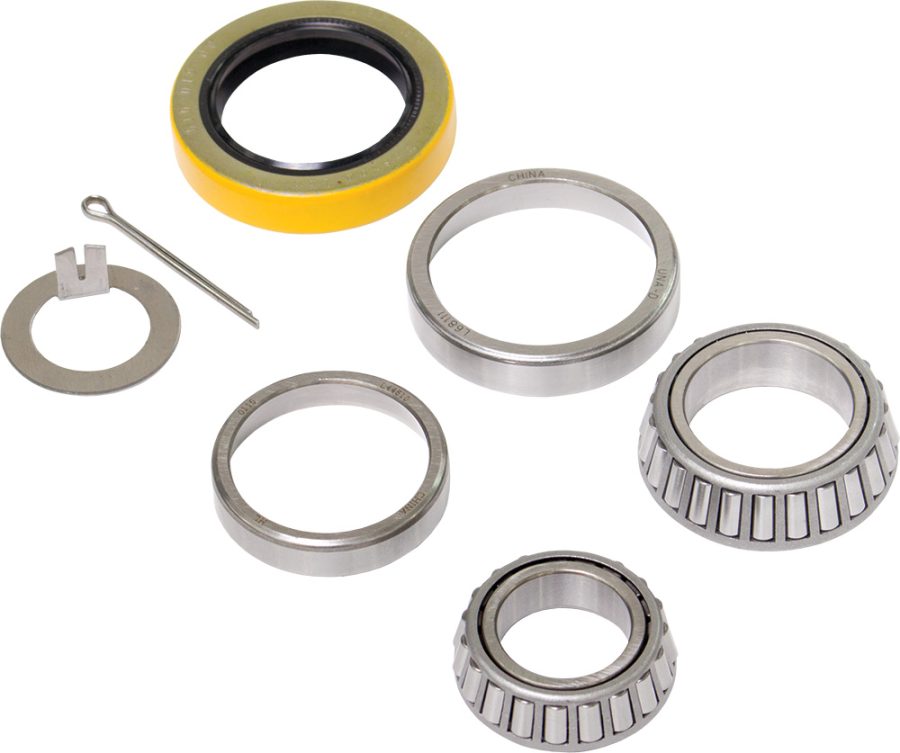 DEXTER K71-717-00 3.5K BEARINGS & SEAL KIT W/COTTER P, Fits Dexter 8-247/ 8-248/ 8-249/ 8-250/ 8-251/ 8-256 Hub/ Drum; With Tang Washer/ Grease Seal/ Cotter Pin/ 2 Bearing Cup/ 2 Bearing Cone