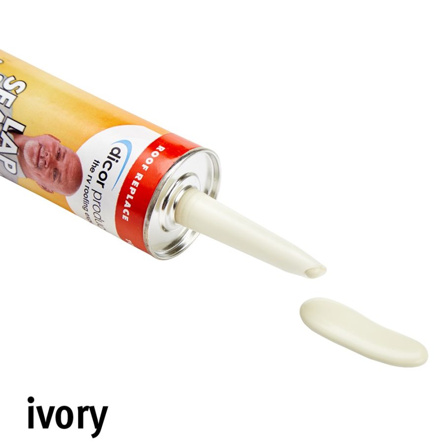 DICOR 501LSV-1 10.3OZ LAP SEALANT IVORY, Use To Create A Watertight Seal Along Roof Edges/ Air Vents/ Vent Pipes And Screw Heads (Case of 12)