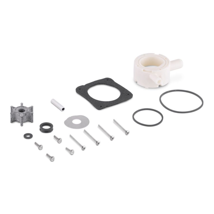 DOMETIC 385311989 KIT WTR PUMP REBUILD 7000RW, Used With MasterFlush 7160 Series Toilet Raw Water Pump; With Housing/ Impeller/ Mounting Hardware And Seals