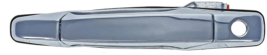 DORMAN 80546 Front Driver Side Exterior Door Handle Compatible with Select Cadillac / Chevrolet / GMC Models, Chrome , Black