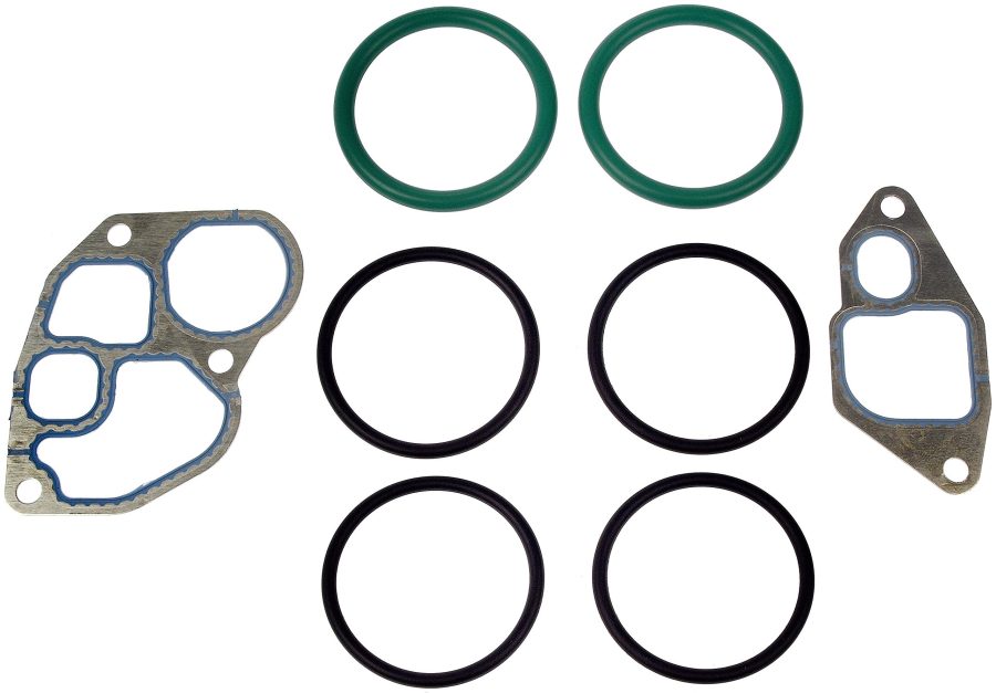 DORMAN 904-224 Engine Oil Cooler Gasket Set Compatible with Select Ford / IC Corporation / International Models