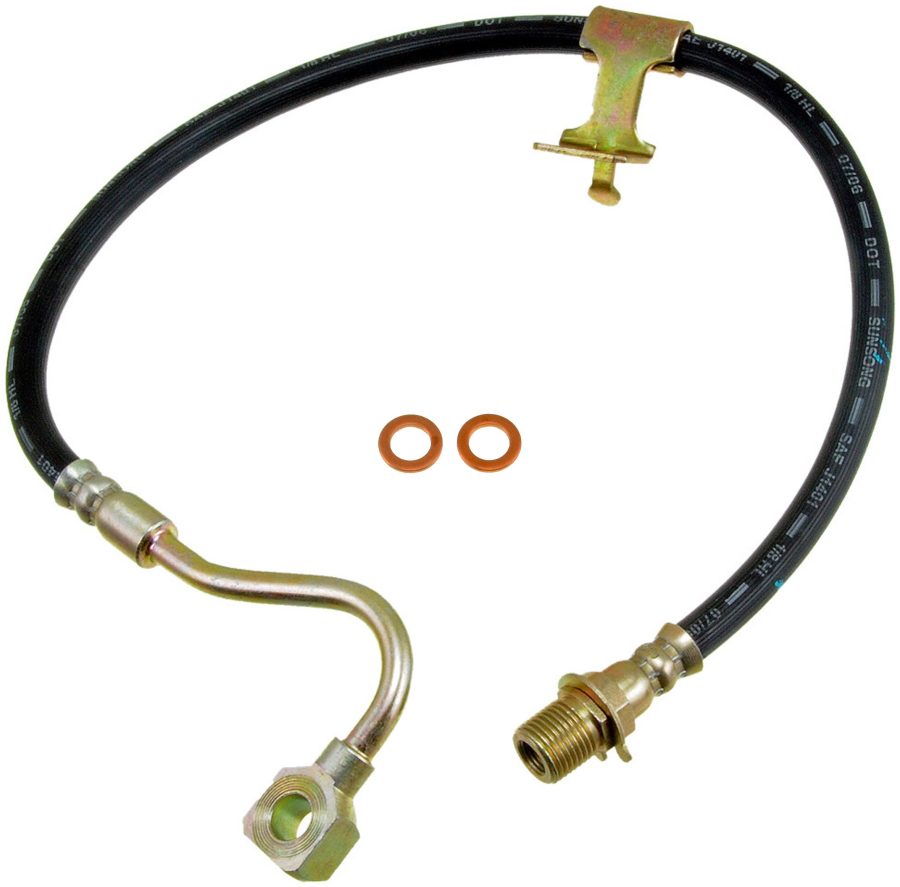 DORMAN H36954 Front Driver Side Brake Hydraulic Hose Compatible with Select Chevrolet / GMC Models,Black