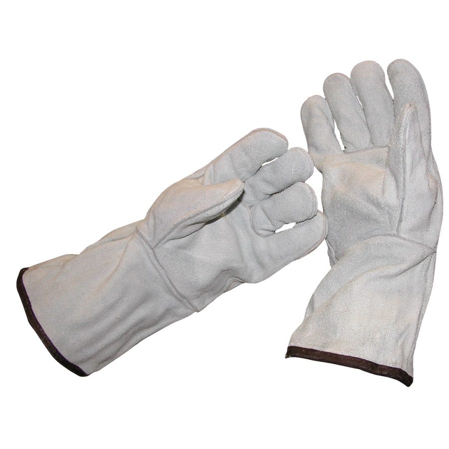 DR.SHRINK DS-009 LONG CUFF SAFETY GLOVES, Long Cuff Safety Glove; Leather; 1 Pair