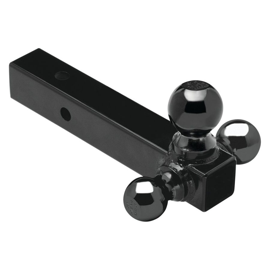 DRAW-TITE 45325 TRI-BALL BALL MOUNT 2-1/2FT SQ. HOL, Class V; For 2-1/2 Inch Receiver; Hollow Shank; Tri Ball - 1-7/8 Inch (Rated At 2000 Pound)/ 2 Inch (Rated At 10000 Pound)/ 2-5/16 Inch (Rated At 14000 Pound); Black Powder Coated