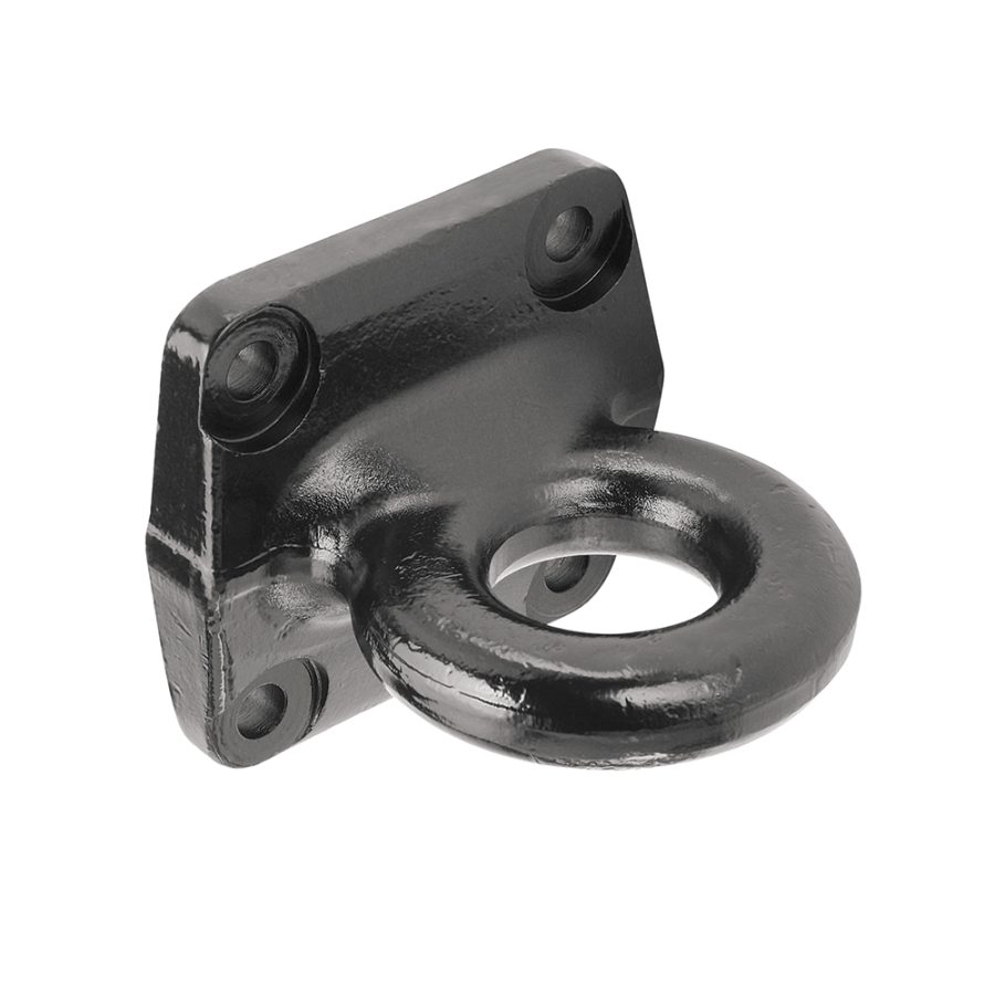 DRAW-TITE 63023 4 BOLT FLANGE LUNETTE RIN, 2-1/2 Inch Diameter; 4 Bolt Flange; 42000 Pound Capacity