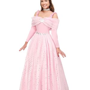 Deluxe Women's Pink Witch Dress Costume