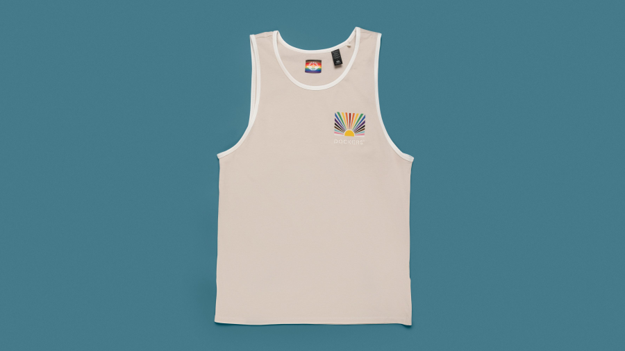 Dockers Pride Tank, Men's, Khaki L