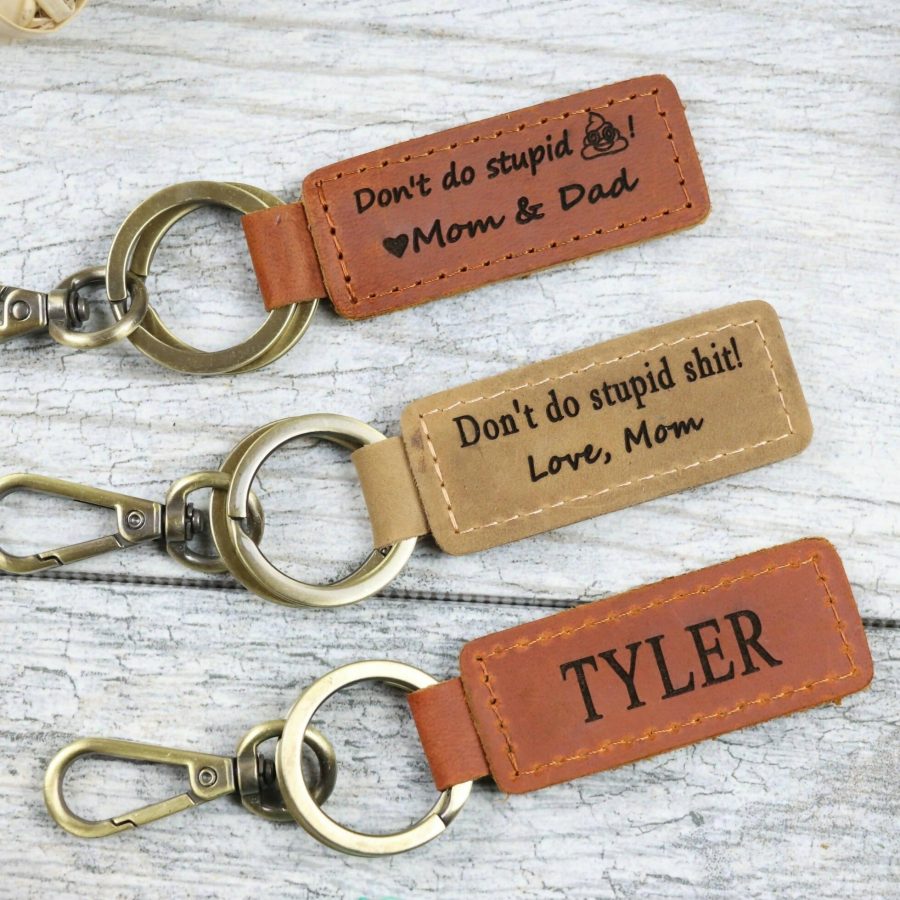 Don't Do Stupid Shit Keychain