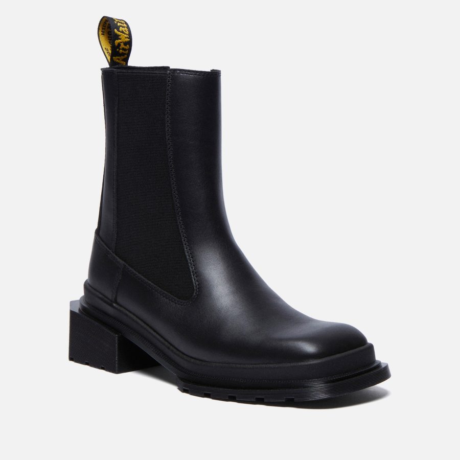 Dr. Martens Women's Maybole Leather Heeled Chelsea Boots - UK 3