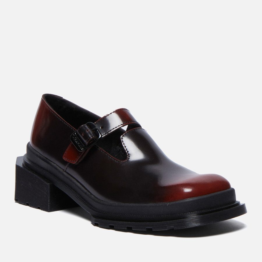 Dr. Martens Women's Maybole Leather Heeled Mary Janes - UK 4