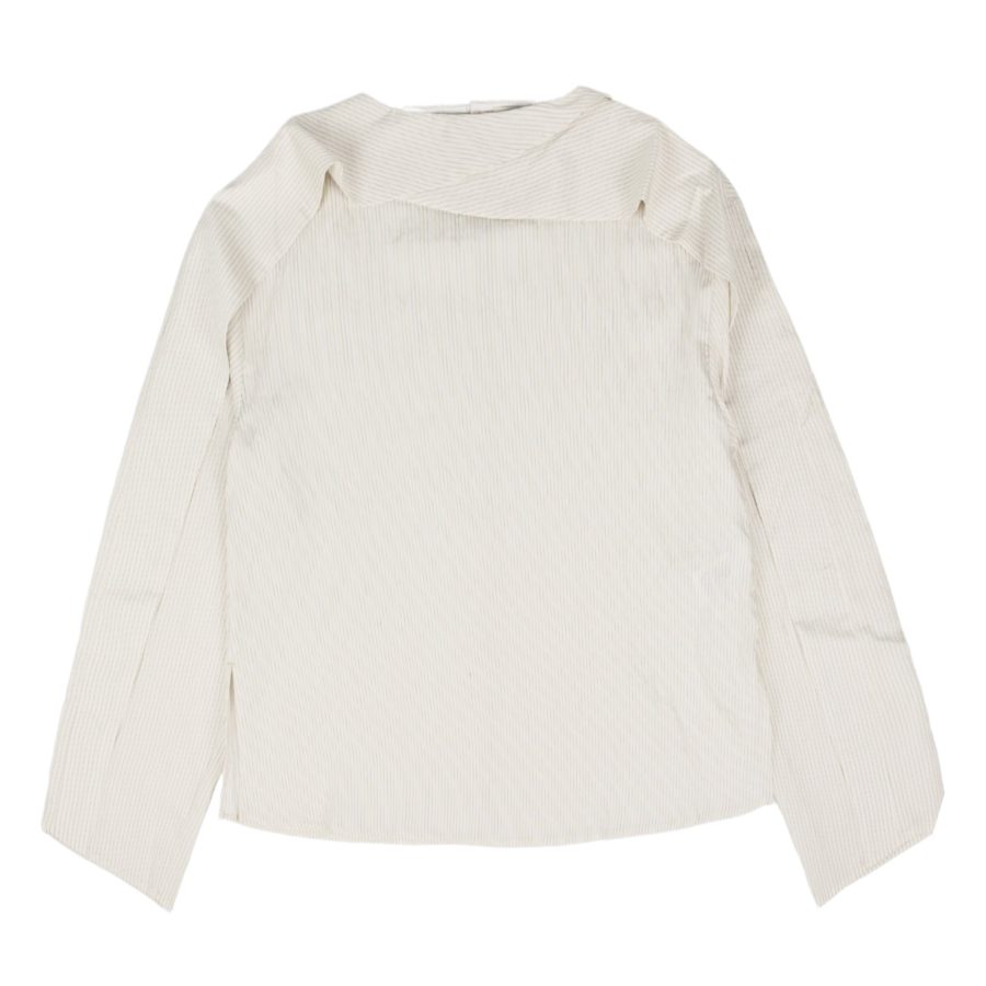 Drape Sleeve top in white