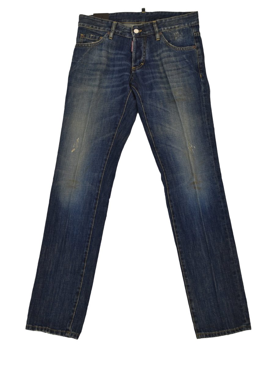 Dsquared2 Slim Jean Blue Men Cotton Buttons Mod.S74LA0490S30281470