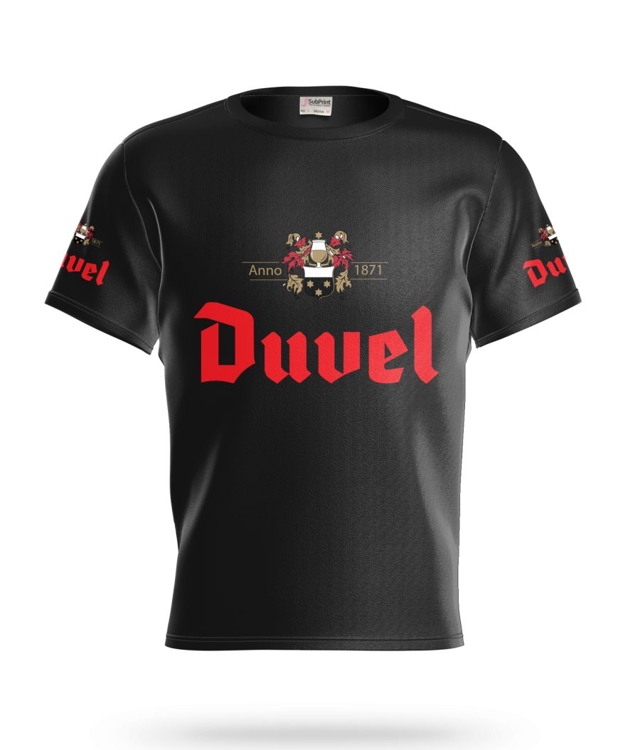 Duvel Beer Logo Black Short Sleeve T-Shirt Gift New Fashion