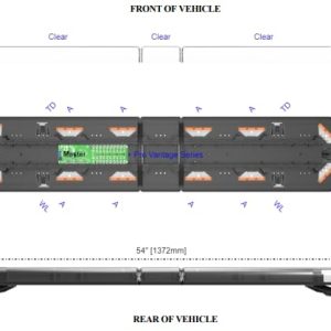 ECCO 12-50954-ES LIGHTBAR 12 PLUS PRO SERIES 54