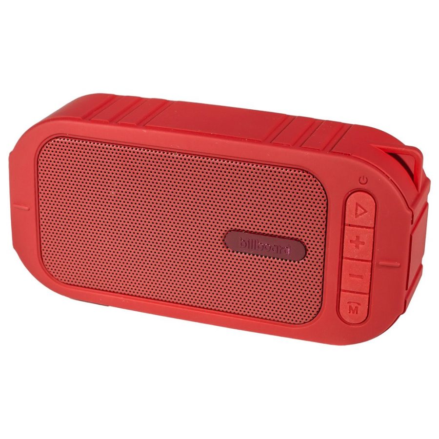 ESI CASES BB731 Water-Resistant Bluetooth Wireless Speaker With Enhanced Bass - Red