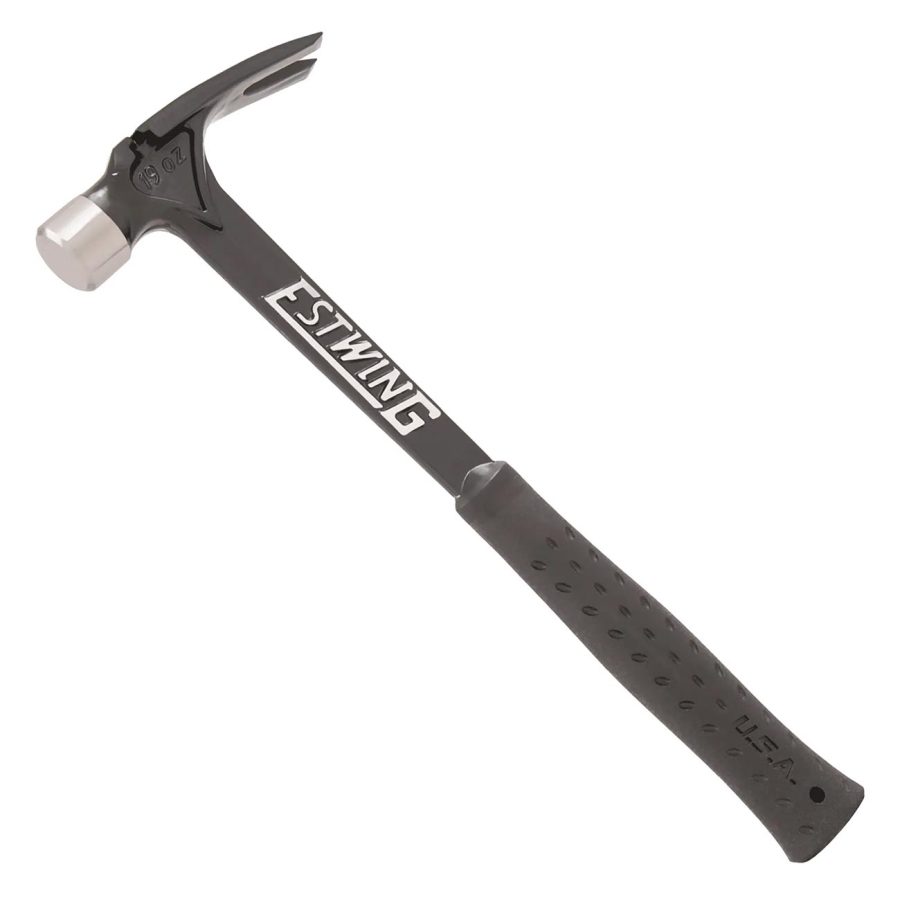 ESTWING EB-15SR 15 oz. Ultra Sleek Profile Smooth Face Hammer - Black Shock Reduction Grip