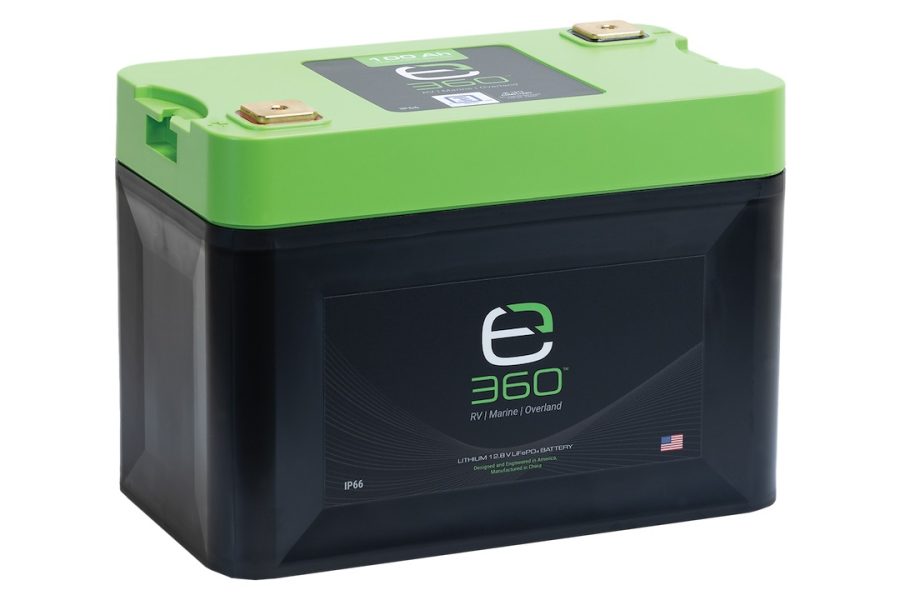 EXPION 360 EX-G27-100C GROUP 27 100AMP LITHIUM BATTERY, Group 27; 12.8 Volt DC; 100 Ampere; 1280 Wh; Lithium; M8 x 1.25 Terminal; 32 Degree To 140 Degree Fahrenheit Charge Temperature; 11.93 Inch Length; 6.81 Inch Width; 8.82 Inch Height