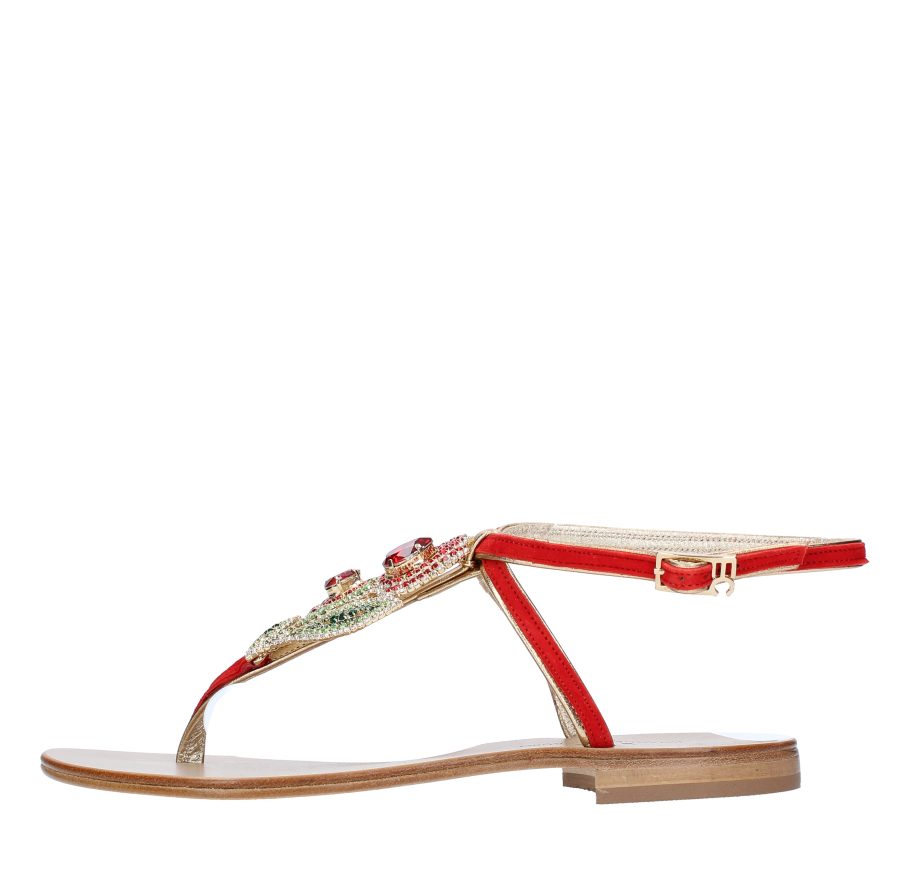 Emanuela Caruso Sandals Red