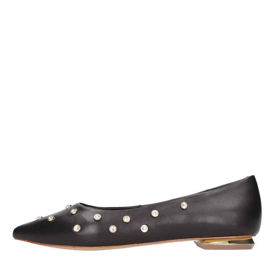 Emanuelle Vee Flat shoes Black