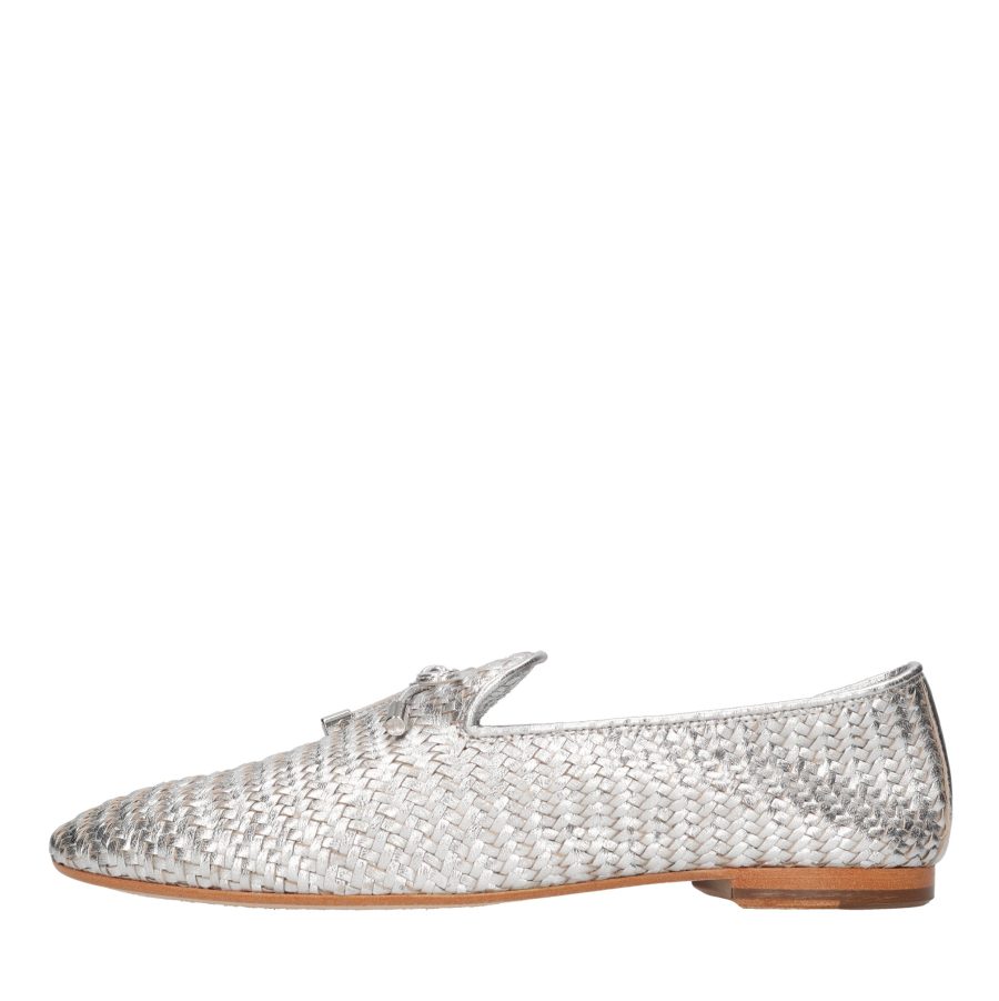 Emanuelle Vee Flat shoes Silver