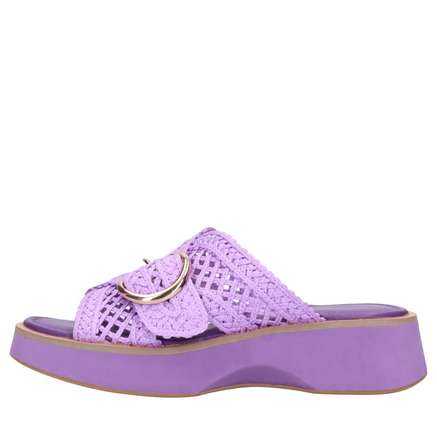 Emanuelle Vee Sandals Purple