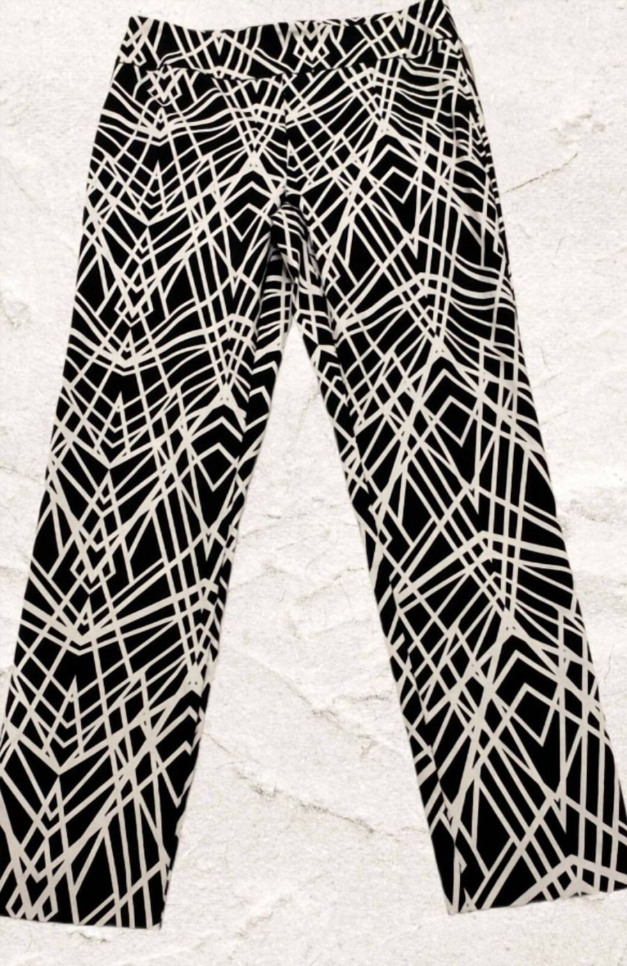 Eric Casual pants in Black/White