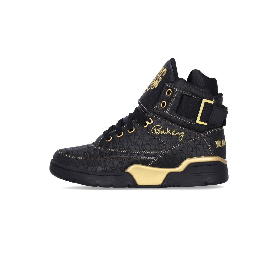 Ewing 33 Hi X Rakim Men's Basketball Shoe Black/gold