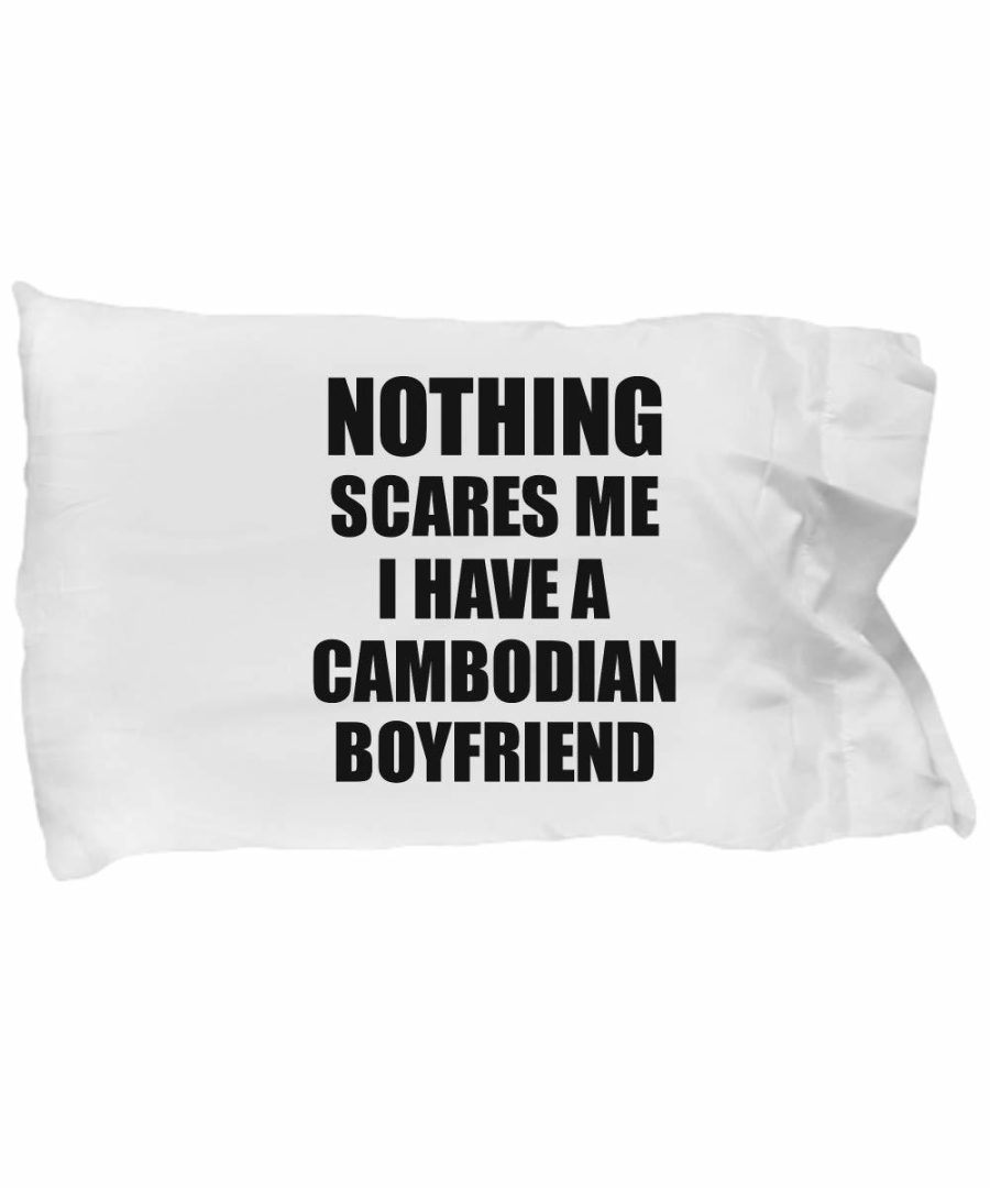 EzGift Cambodian Boyfriend Pillowcase Funny Valentine Gift for Gf My Girlfriend