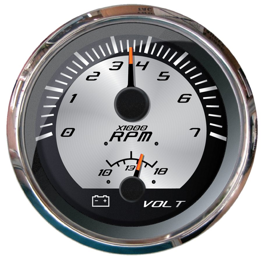 FARIA 22016 PLATINUM 4 INCH MULTI-FUNCTION - TACHOMETER & VOLTMETER