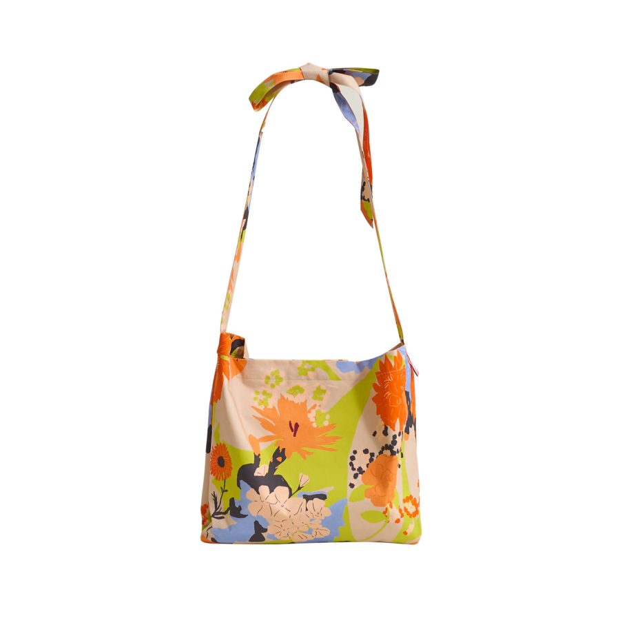 FRIDA x LOST PATTERN "Frida's Garden" Cotton Crossbody Bag