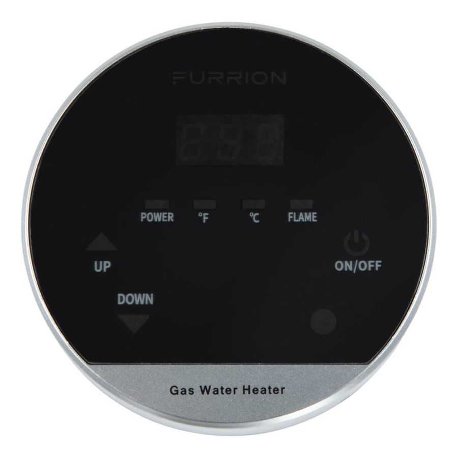 FURRION C-FWH09A-001 WALL CONTROLLER FOR WATER HEATER, Replacement For Furrion FWH09A Water Heater; LED Display