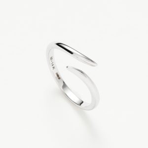 Fine Open Claw Ring | 14k White Gold