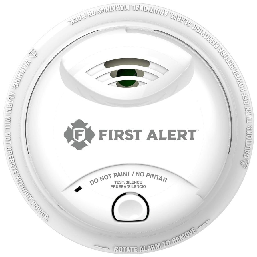 First Alert 0827B Ionization Smoke Alarm with 10-Year Sealed Tamper-Proof Batter